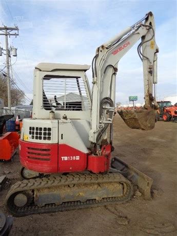 Used Takeuchi TB138 Excavator for sale 